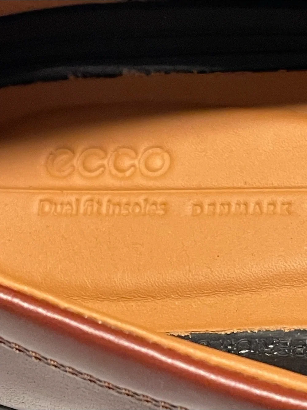 ECCO Men's Penny Loafers - Brown Leather Excellent Condition  Sz 11-11.5 (45)